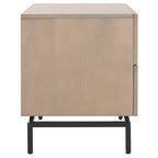 Mobiletto contenitore grigio e nero, 71 cm L x 46 cm P x 56 cm H, stile industriale rustico, ripiano regolabile