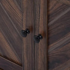 Modern Hall Tree, Panca da Ingresso con 2 Ripiani Aperti, 4 Ganci Doppi in Metallo, per Ingresso e Corridoio
