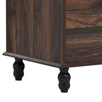 Modern Hall Tree, Panca da Ingresso con 2 Ripiani Aperti, 4 Ganci Doppi in Metallo, per Ingresso e Corridoio