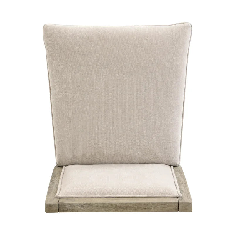 Set di 2 sgabelli da bar imbottiti, altezza bar 77,5 cm, cuscino in tessuto, struttura in legno, stile retrò