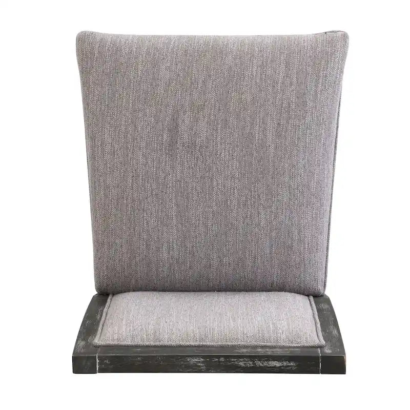 Set di 2 sgabelli da bar imbottiti, altezza bar 77,5 cm, cuscino in tessuto, struttura in legno, stile retrò
