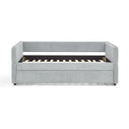 Divano letto singolo Boucle con letto estraibile