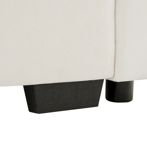 119 Divano a 4 posti in velluto con contenitore - Design Flessibile e Comfort Lussuoso