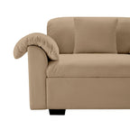 119 Divano a 4 posti in velluto con contenitore - Design Flessibile e Comfort Lussuoso