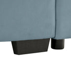 119 Divano a 4 posti in velluto con contenitore - Design Flessibile e Comfort Lussuoso