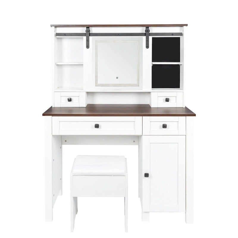Set toeletta largo 105,99 cm con 4 cassetti e 1 armadietto