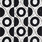 Divano in ciniglia bianca da 221 cm con 5 cuscini decorativi, tessuto OEKO-TEX, schiuma ad alta densità 1.9, molle insacchettate