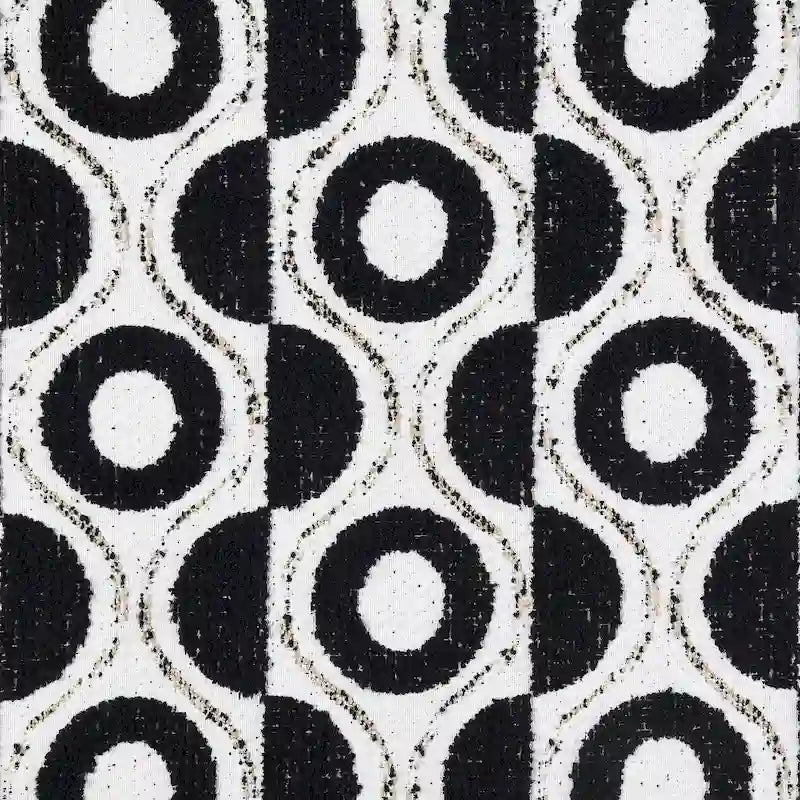 Divano in ciniglia bianca da 221 cm con 5 cuscini decorativi, tessuto OEKO-TEX, schiuma ad alta densità 1.9, molle insacchettate