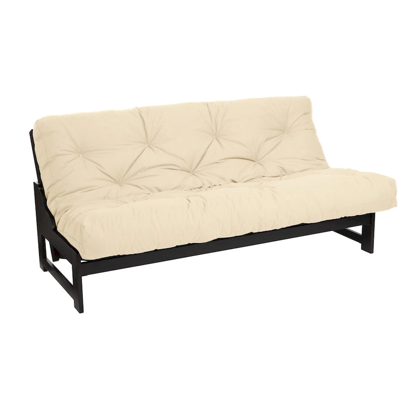 Materasso Futon Trapuntato Queen Size 5 Pollici, Imbottitura in Schiuma, Pieghevole, Convertibile a Divano Letto