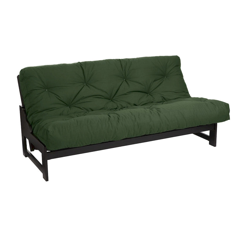 Materasso Futon Trapuntato Queen Size 5 Pollici, Imbottitura in Schiuma, Pieghevole, Convertibile a Divano Letto