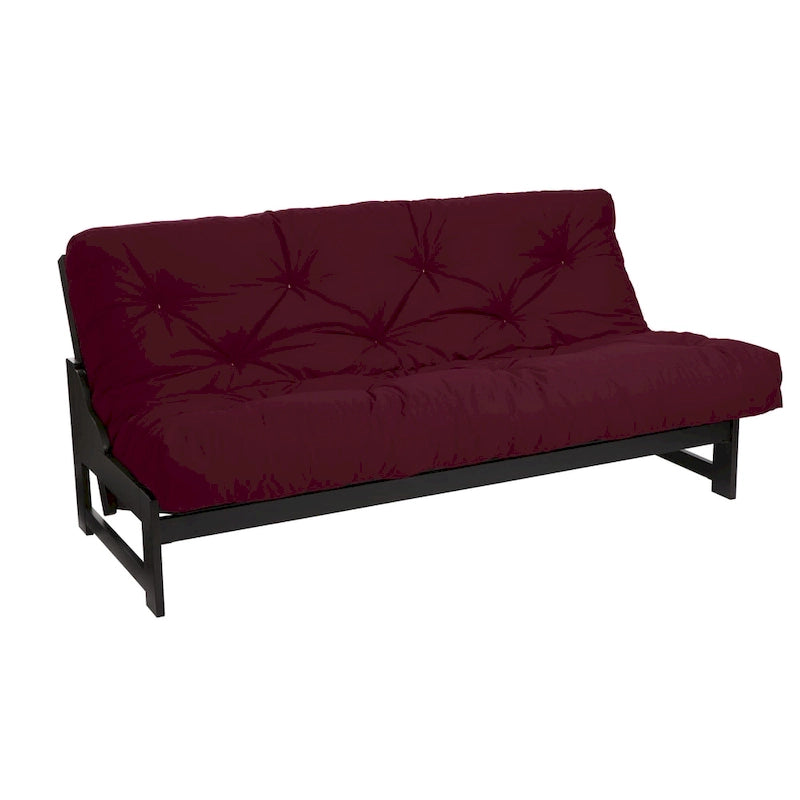 Materasso Futon Trapuntato Queen Size 5 Pollici, Imbottitura in Schiuma, Pieghevole, Convertibile a Divano Letto