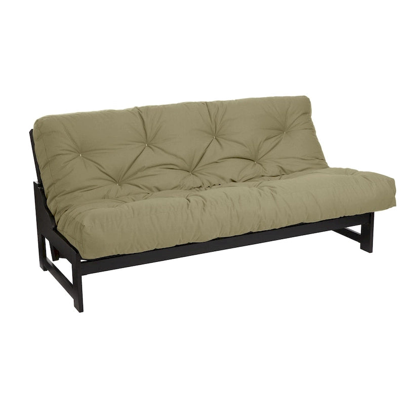 Materasso Futon Trapuntato Queen Size 5 Pollici, Imbottitura in Schiuma, Pieghevole, Convertibile a Divano Letto