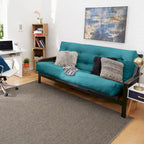 Materasso Futon Trapuntato Queen Size 5 Pollici, Imbottitura in Schiuma, Pieghevole, Convertibile a Divano Letto