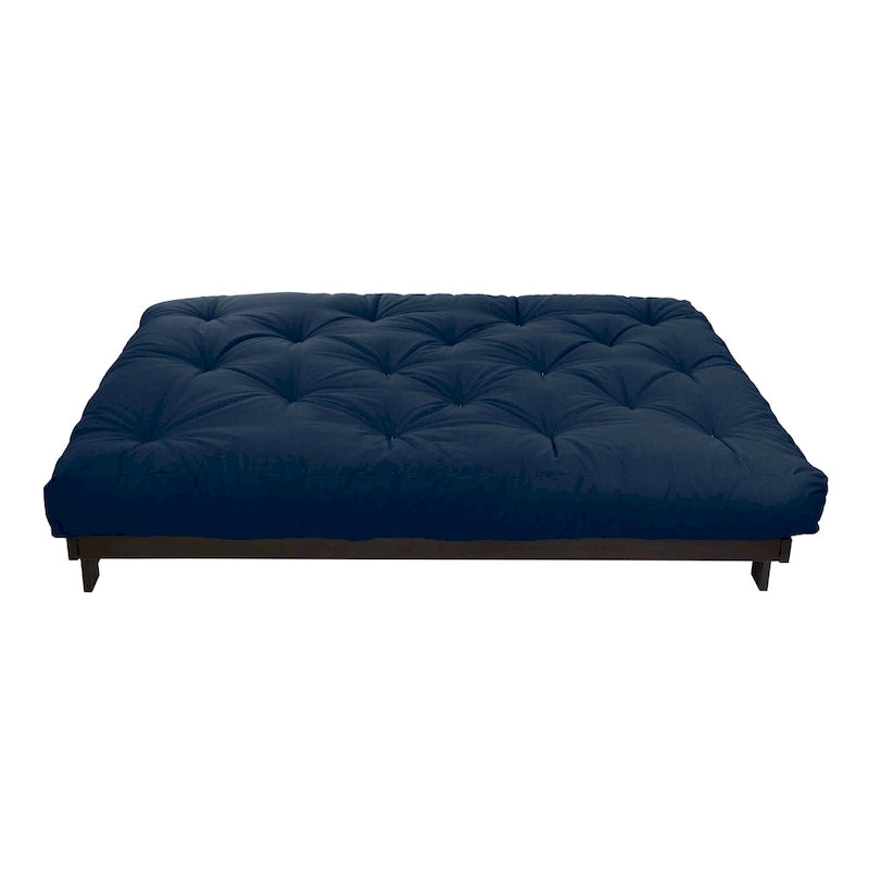 Materasso Futon Trapuntato Queen Size 5 Pollici, Imbottitura in Schiuma, Pieghevole, Convertibile a Divano Letto