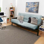 Materasso Futon Trapuntato Queen Size 5 Pollici, Imbottitura in Schiuma, Pieghevole, Convertibile a Divano Letto