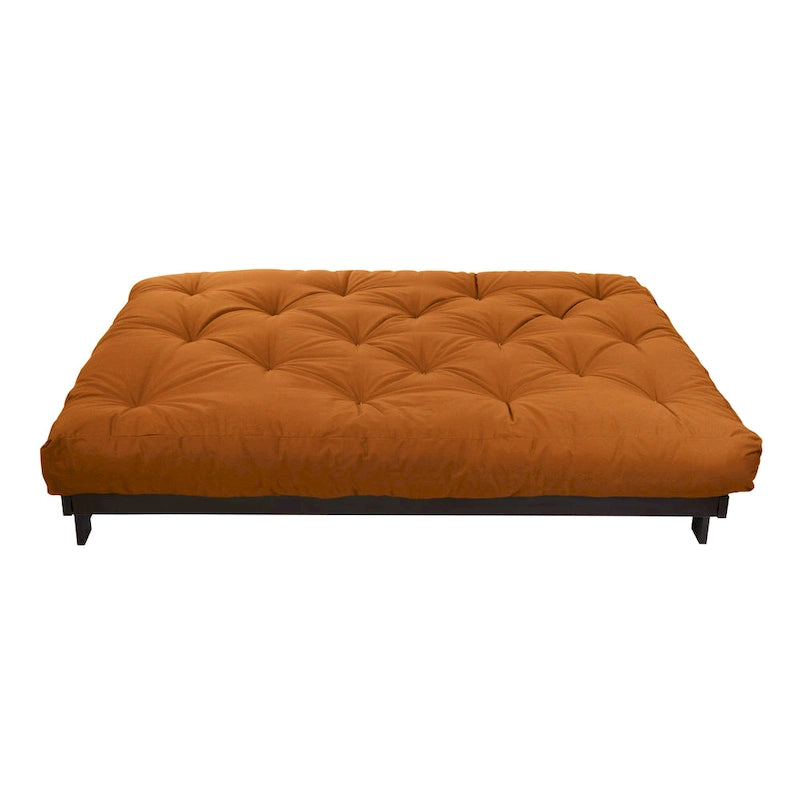 Materasso Futon Trapuntato Queen Size 5 Pollici, Imbottitura in Schiuma, Pieghevole, Convertibile a Divano Letto