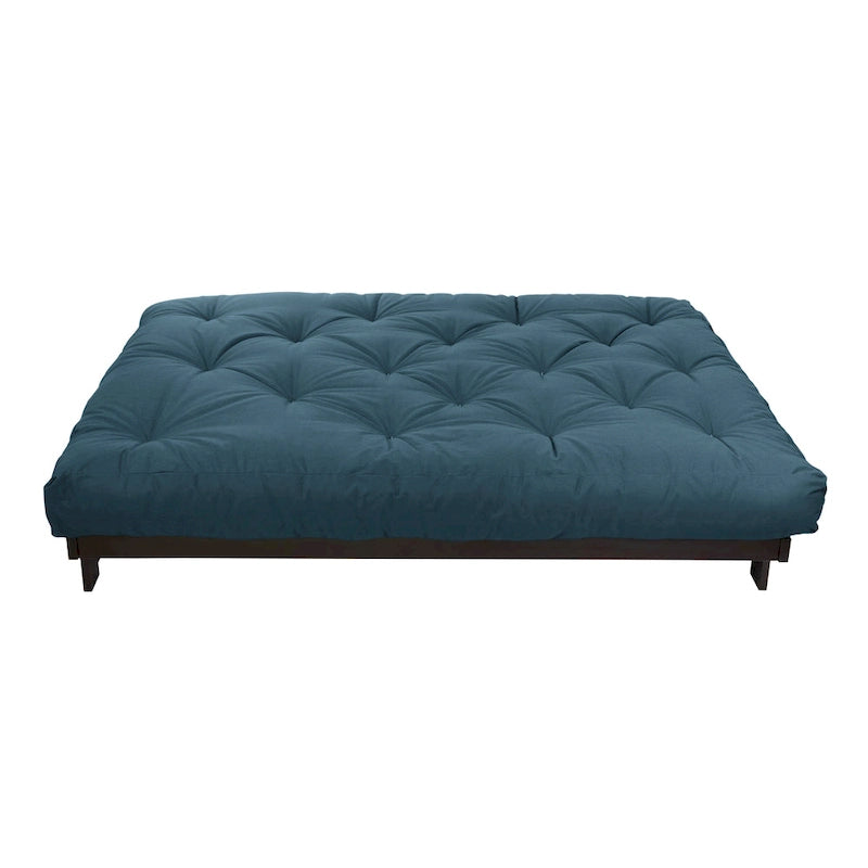 Materasso Futon Trapuntato Queen Size 5 Pollici, Imbottitura in Schiuma, Pieghevole, Convertibile a Divano Letto