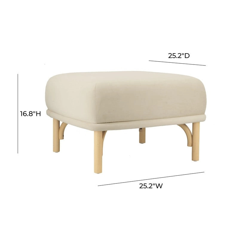 Pouf in velluto Desiree