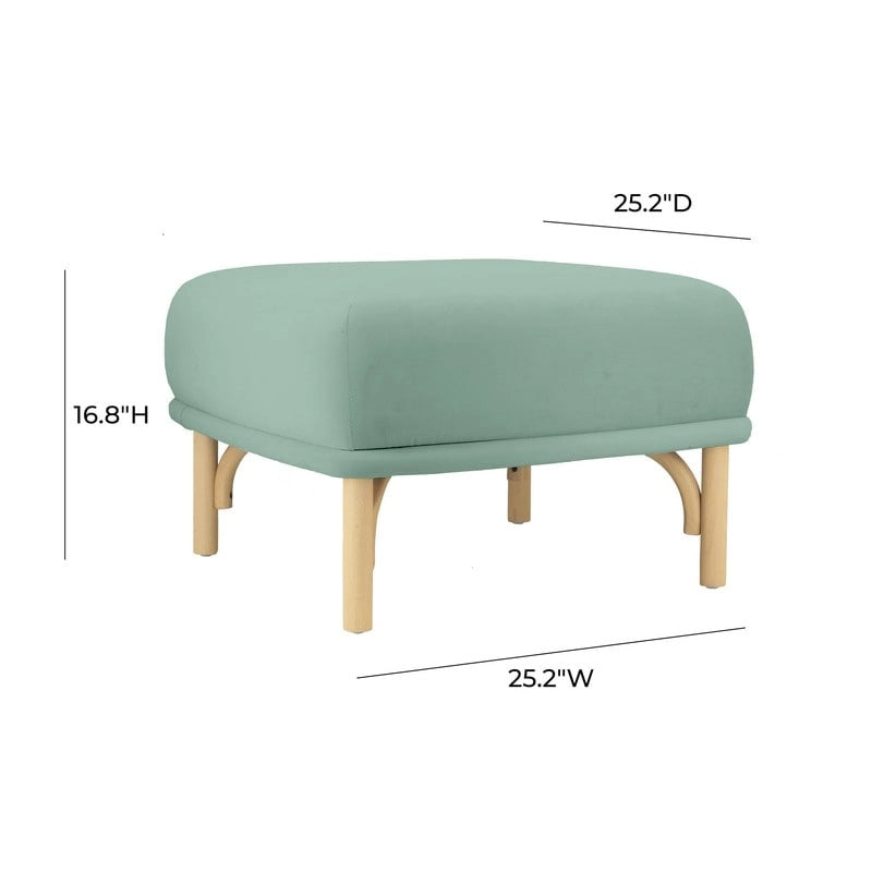 Pouf in velluto Desiree
