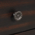 Consolle da 48 pollici con piano in legno massello di pino, tavolo moderno da ingresso/divano con 3 cassetti portaoggetti e 2 ripiani. Facile da montare