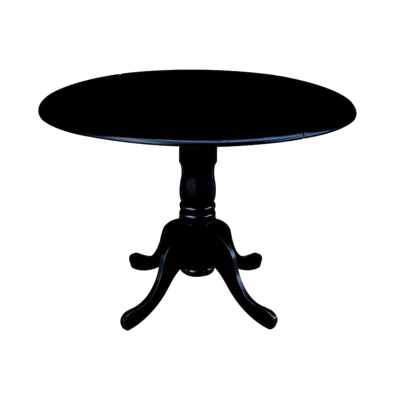 Set da pranzo da 5 pezzi Dining Essentials con tavolo nero e sedie Schoolhouse