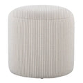 Pouf Ottomano Rotondo da 40 cm, Stile Bohemien, Cuscino da Pavimento, Accento per Soggiorno e Camera da Letto