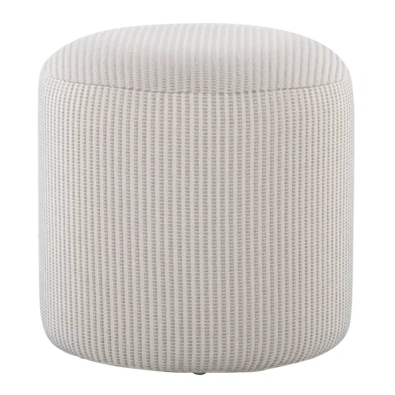 Pouf Ottomano Rotondo da 40 cm, Stile Bohemien, Cuscino da Pavimento, Accento per Soggiorno e Camera da Letto