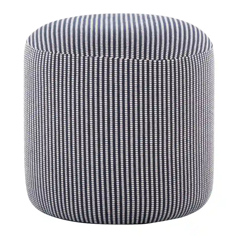 Pouf Ottomano Rotondo da 40 cm, Stile Bohemien, Cuscino da Pavimento, Accento per Soggiorno e Camera da Letto