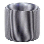 Pouf Ottomano Rotondo da 40 cm, Stile Bohemien, Cuscino da Pavimento, Accento per Soggiorno e Camera da Letto