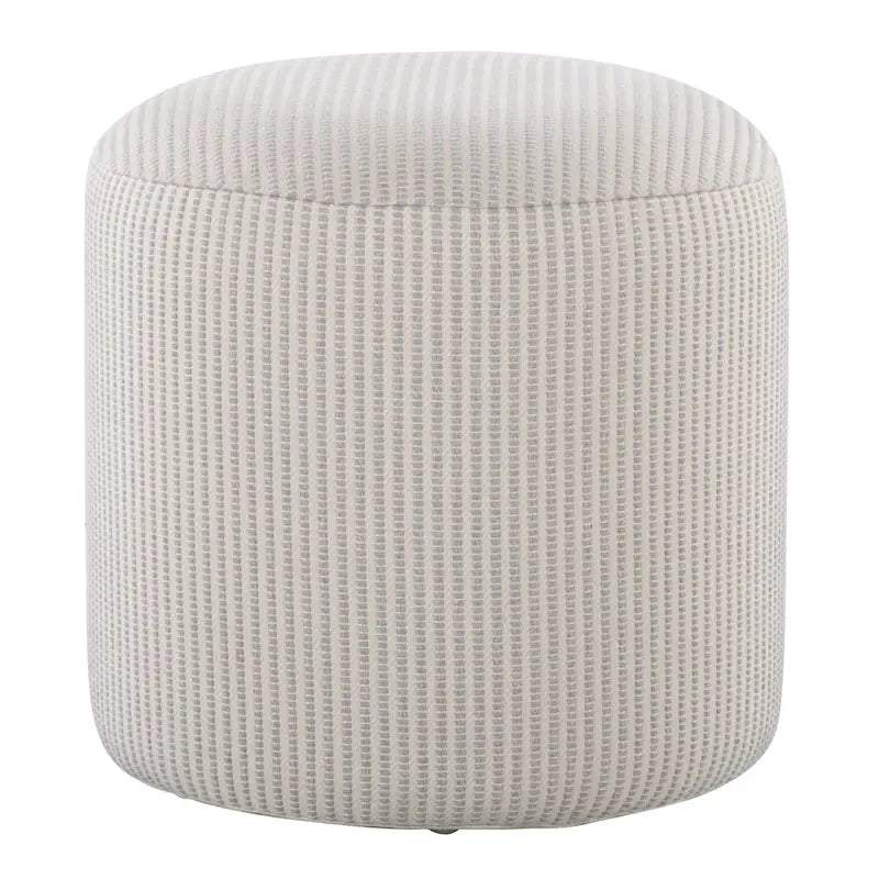 Pouf Ottomano Rotondo da 40 cm, Stile Bohemien, Cuscino da Pavimento, Accento per Soggiorno e Camera da Letto