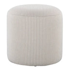 Pouf Ottomano Rotondo da 40 cm, Stile Bohemien, Cuscino da Pavimento, Accento per Soggiorno e Camera da Letto