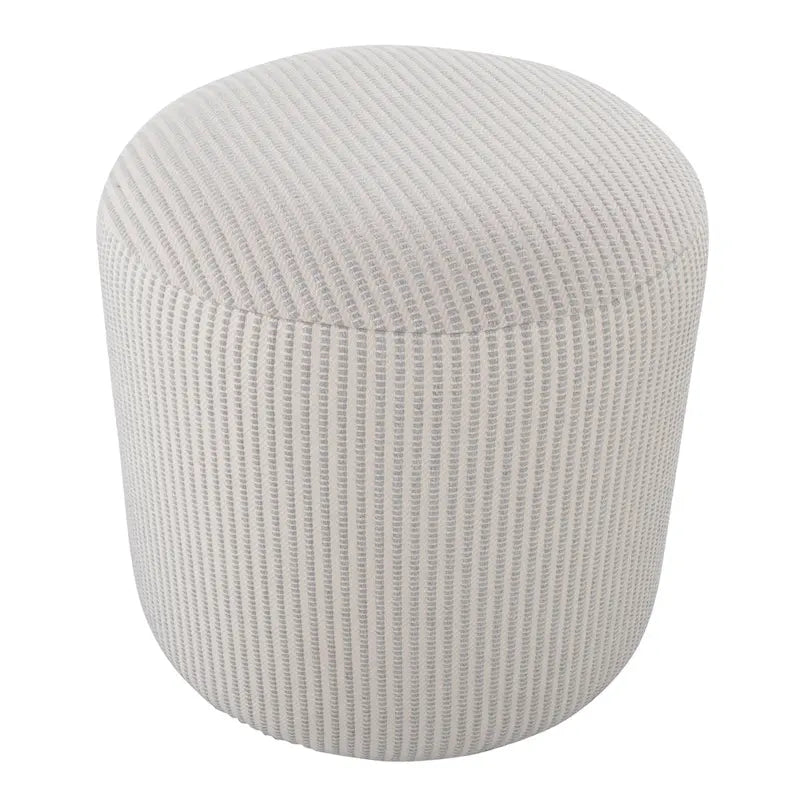 Pouf Ottomano Rotondo da 40 cm, Stile Bohemien, Cuscino da Pavimento, Accento per Soggiorno e Camera da Letto