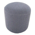 Pouf Ottomano Rotondo da 40 cm, Stile Bohemien, Cuscino da Pavimento, Accento per Soggiorno e Camera da Letto