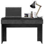 Scrivania per Computer con 2 Cassetti Senza Maniglie, Stile Tampa, Scrivania da Scrittura per Ufficio Domestico