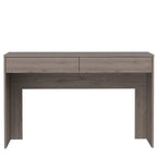 Scrivania per Computer con 2 Cassetti Senza Maniglie, Stile Tampa, Scrivania da Scrittura per Ufficio Domestico