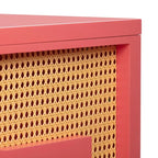 Scrivania Suzie Wood e Rattan con 1 Cassetto