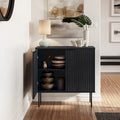 Mobile credenza 2 ante, Contenitore da salotto e sala da pranzo, Stile moderno