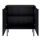Mobile credenza 2 ante, Contenitore da salotto e sala da pranzo, Stile moderno