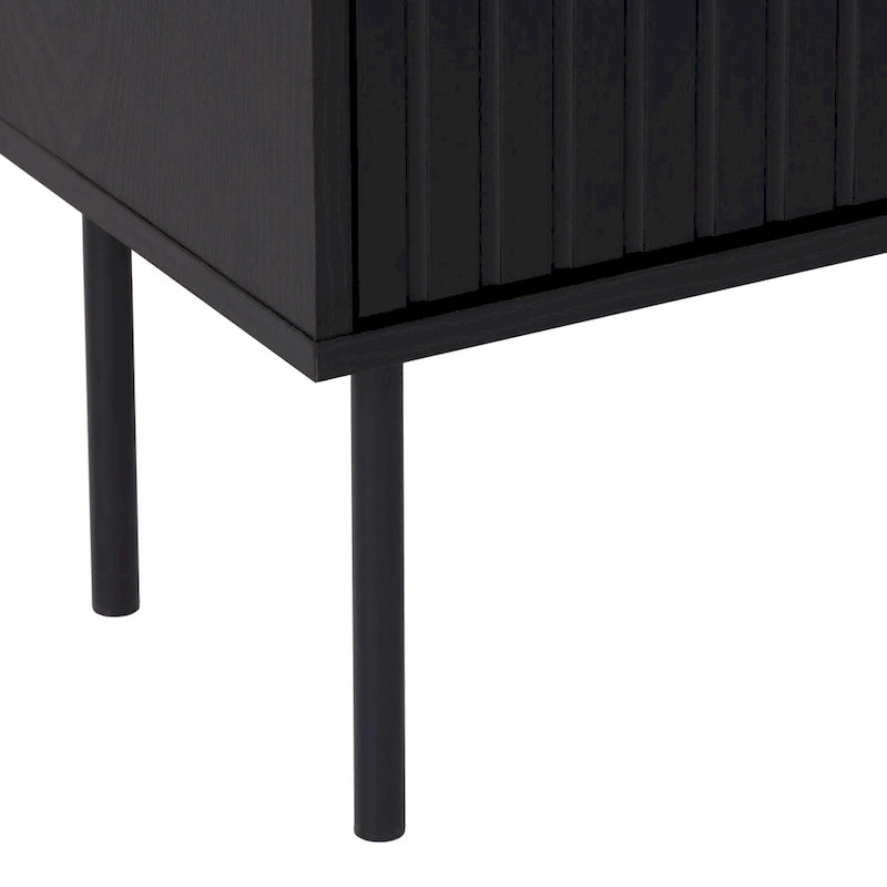 Mobile credenza 2 ante, Contenitore da salotto e sala da pranzo, Stile moderno