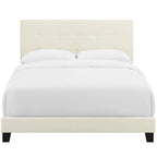 Letto matrimoniale in velluto imbottito con piattaforma, design lussuoso, non necessita di box spring