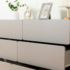 Cassettiera in legno con sei cassetti