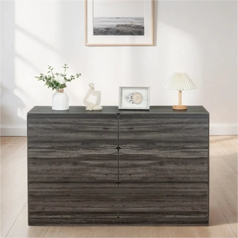 Cassettiera in legno con sei cassetti