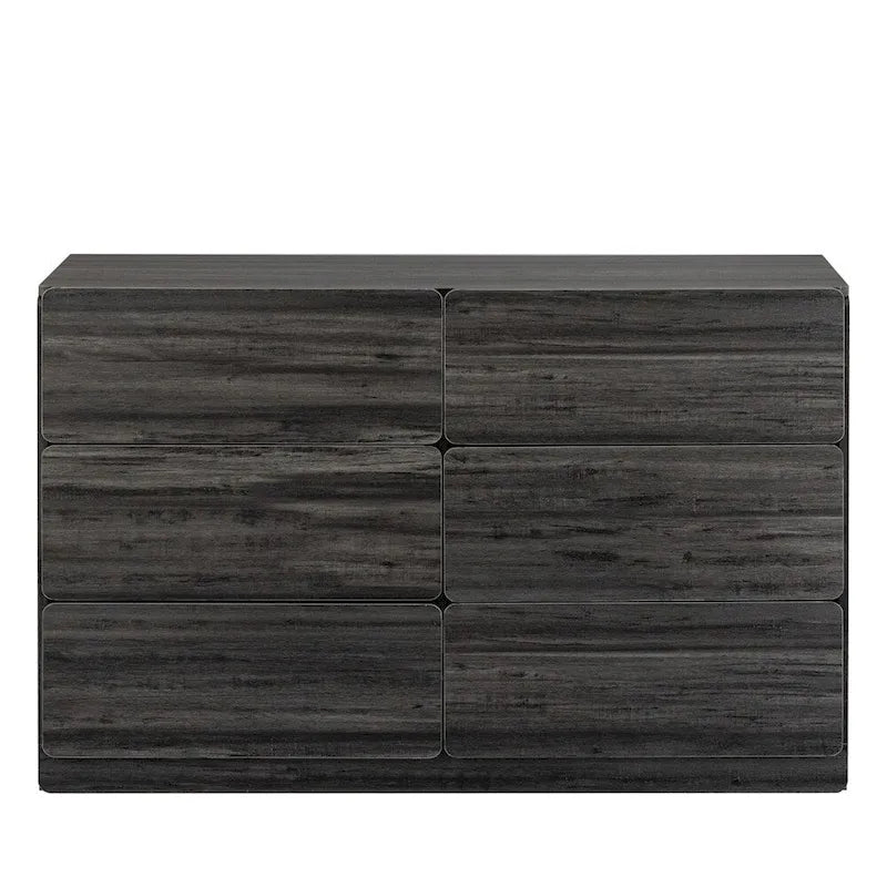 Cassettiera in legno con sei cassetti