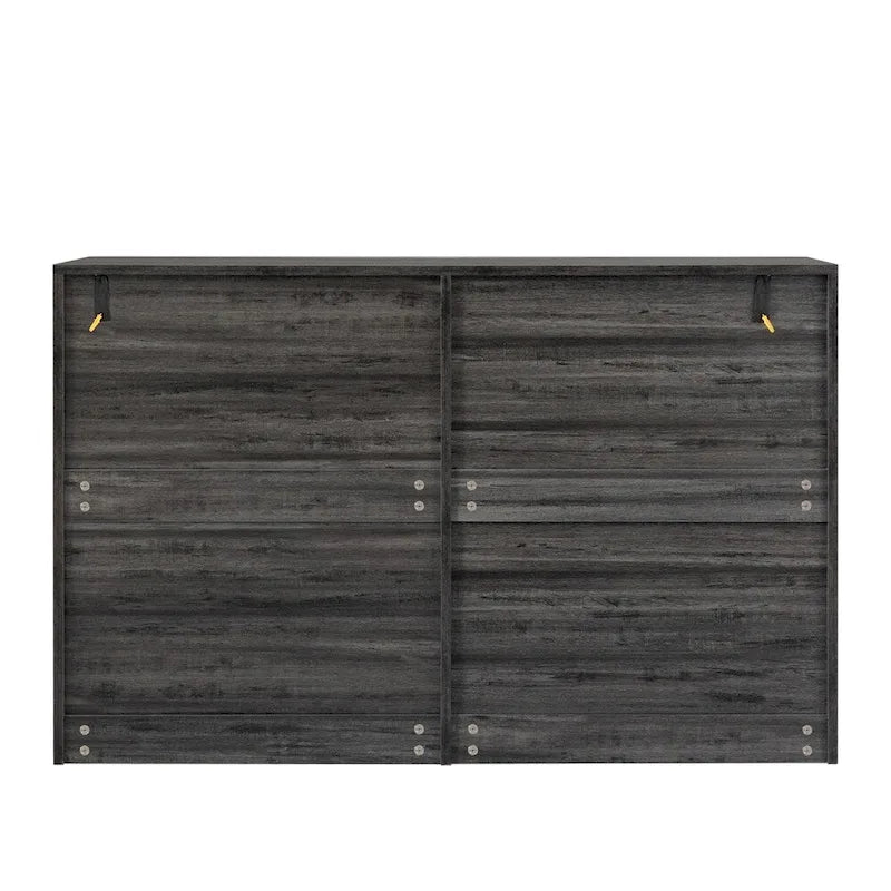 Cassettiera in legno con sei cassetti