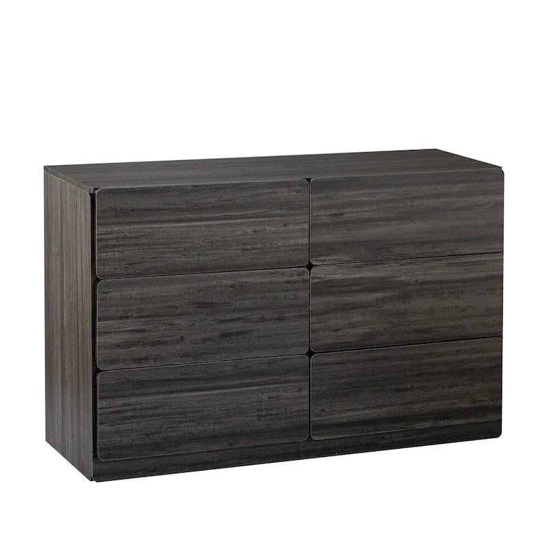 Cassettiera in legno con sei cassetti