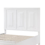 Letto matrimoniale con piattaforma, design moderno imbottito, supporto a doghe in legno, non necessita di rete a molle