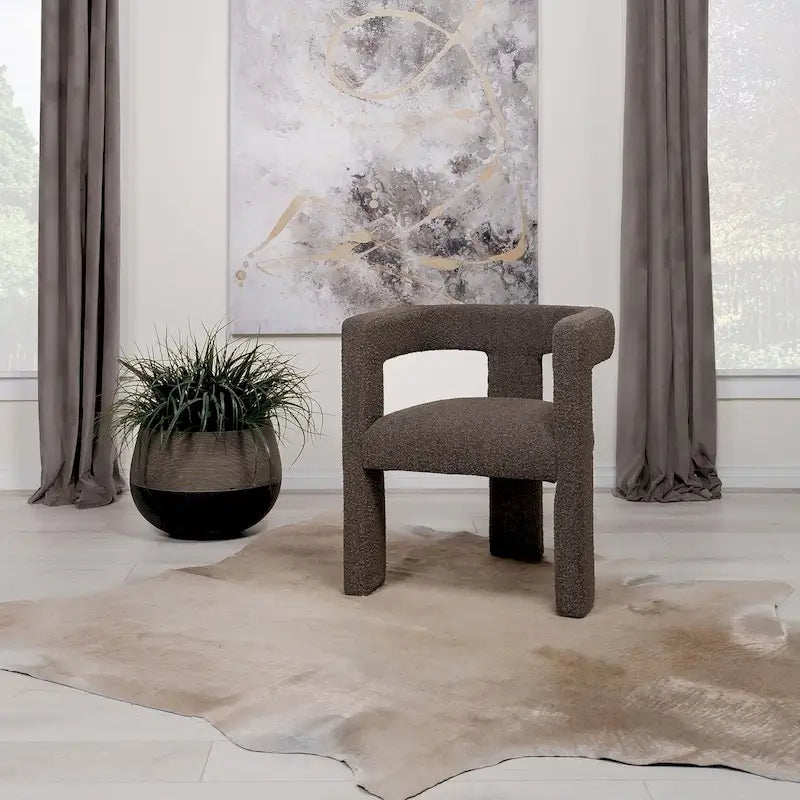 Sedia d'accento imbottita, stile moderno, per soggiorno e camera da letto