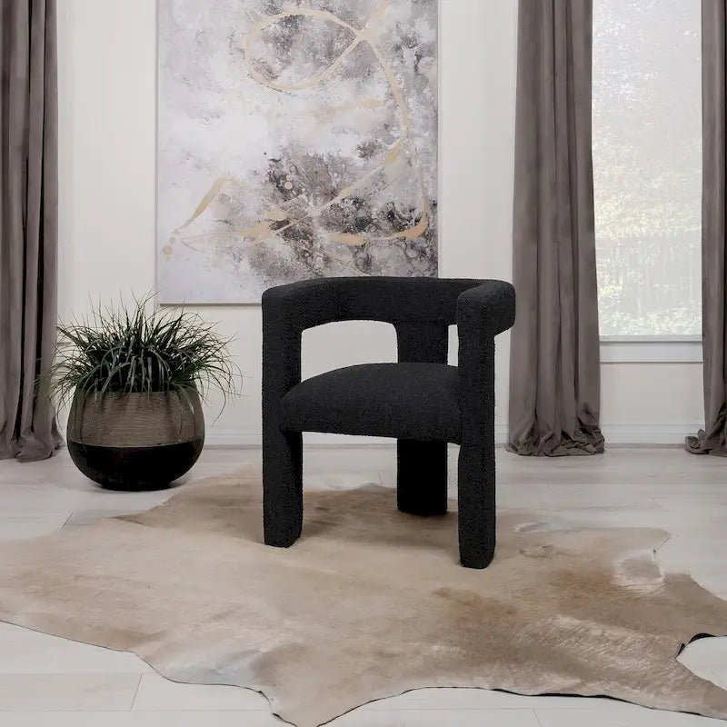 Sedia d'accento imbottita, stile moderno, per soggiorno e camera da letto