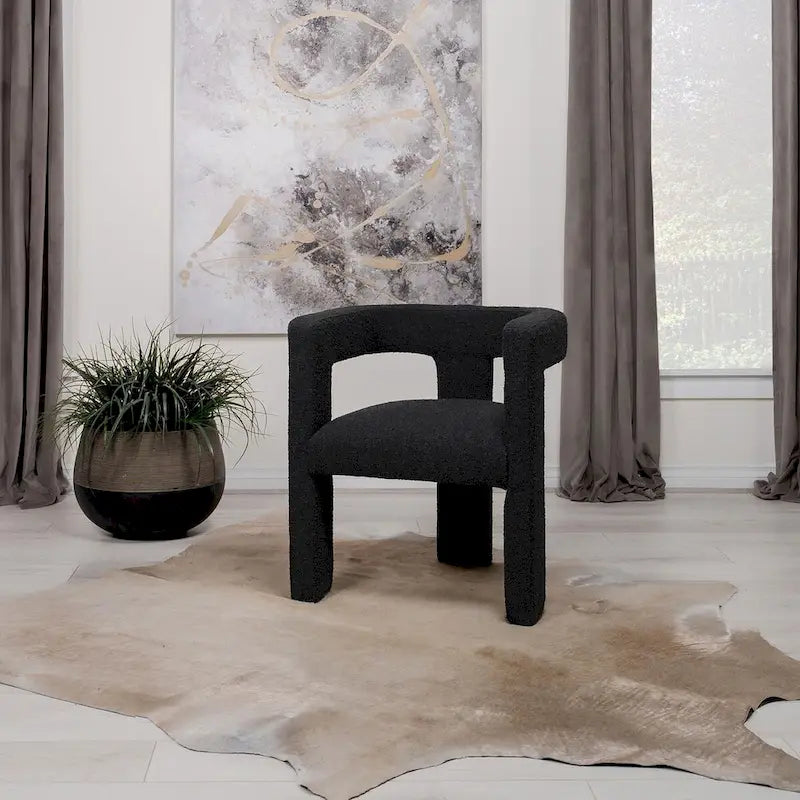 Sedia d'accento imbottita, stile moderno, per soggiorno e camera da letto