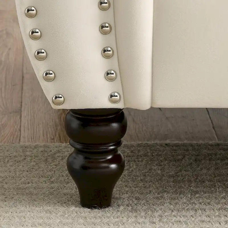 Divano Chesterfield grigio, classico design trapuntato a bottoni, 3 posti, divano da salotto